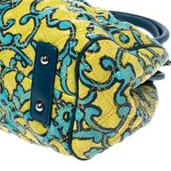 Marc Jacobs Multicolor Printed Quilted Leather Stam Satchel