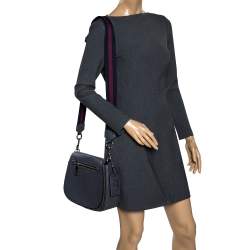 Pre Owned Marc Jacobs Grey Leather Medium Gotham Crossbody Bag