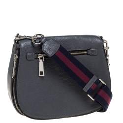 Pre Owned Marc Jacobs Grey Leather Medium Gotham Crossbody Bag