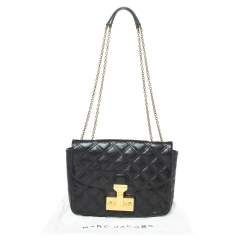 Pre Owned Marc Jacobs Quilted Leather Baroque Shoulder Bag