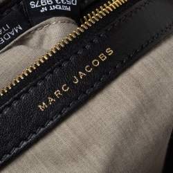 Pre Owned Marc Jacobs Black Quilted Leather Stam Satchel