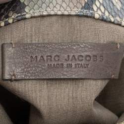 Marc Jacobs Multicolor Python Fold Over Shoulder Bag
