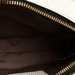 Pre Owned Marc Jacobs White Leather Small Shutter Camera Shoulder Bag