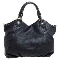 Pre Owned Marc By Marc Jacobs Black Leather Francesca Tote