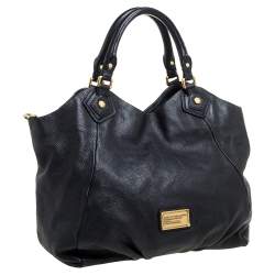 Pre Owned Marc By Marc Jacobs Black Leather Francesca Tote