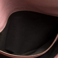 Pre Owned Marc Jacobs Peach Leather Eugenie Clutch