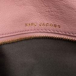 Pre Owned Marc Jacobs Peach Leather Eugenie Clutch