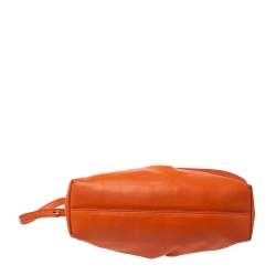 Pre Owned Marc Jacobs Orange Leather Raleigh Satchel