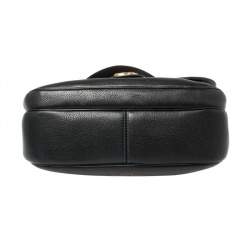 Pre Owned Marc Jacobs Black Leather Courier Messenger Bag