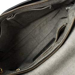 Pre Owned Marc Jacobs Black Leather Courier Messenger Bag