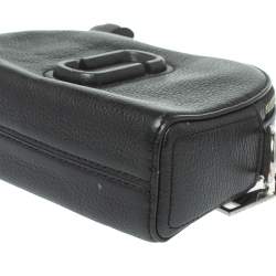 Pre Owned Marc Jacobs Black Leather Shutter Camera Crossbody Bag
