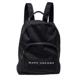 Pre Owned Marc Jacobs Black Nylon Classic Logo Backpack