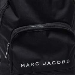 Pre Owned Marc Jacobs Black Nylon Classic Logo Backpack