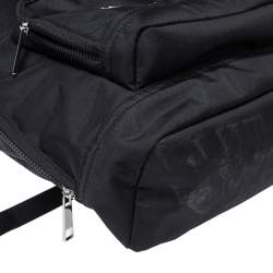 Pre Owned Marc Jacobs Black Nylon Classic Logo Backpack