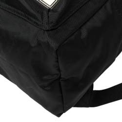Marc Jacobs Black Nylon Large Collegiate Backpack