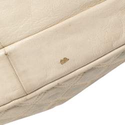 Marc Jacobs Cream Quilted Leather Cecilia Satchel