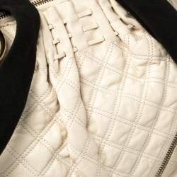 Marc Jacobs Cream Quilted Leather Cecilia Satchel