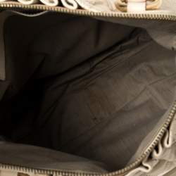 Marc Jacobs Cream Quilted Leather Cecilia Satchel