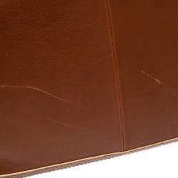 Pre Owned Marc Jacobs Brown Leather Front Pocket Tote 