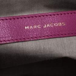 Pre Owned Marc Jacobs Magenta Quilted Leather Cecilia Satchel