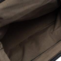 Pre Owned Marc Jacobs Dark Grey Quilted Leather Stam Satchel