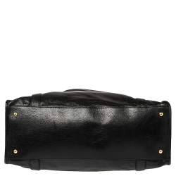 Marc Jacobs Black Leather Wellington Fulton Satchel 