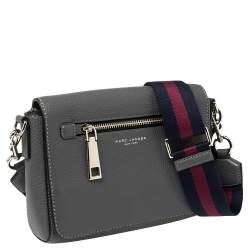 Pre Owned Marc Jacobs Grey Leather Small Gotham Crossbody Bag