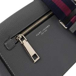 Pre Owned Marc Jacobs Grey Leather Small Gotham Crossbody Bag