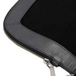 Pre Owned Marc Jacobs Grey Leather Small Recruit Saddle Bag