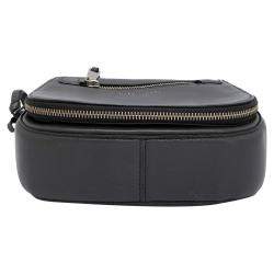 Pre Owned Marc Jacobs Grey Leather Small Recruit Saddle Bag