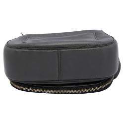 Pre Owned Marc Jacobs Grey Leather Small Recruit Saddle Bag