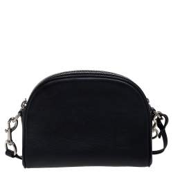 مملوكة مسبقًا Marc Jacobs Black/White Leather and Sequin Zebra Shutter Crossbody Bag