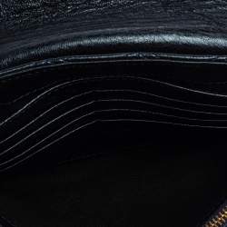 مملوكة مسبقًا Marc Jacobs Metallic Blue Quilted Leather Flap Shoulder Bag