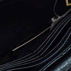 مملوكة مسبقًا Marc Jacobs Metallic Blue Quilted Leather Flap Shoulder Bag