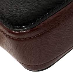 Pre Owned Marc Jacobs Tri Color Leather Snapshot Camera Crossbody Bag