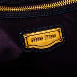 Pre Owned Marc Jacobs Red Patent Leather Stam Satchel