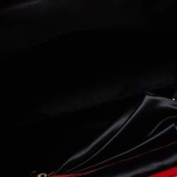 Pre Owned Marc Jacobs Red Patent Leather Stam Satchel