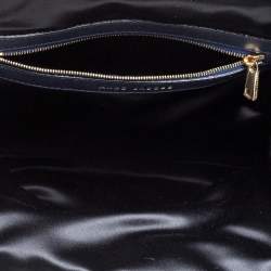 Marc Jacobs Blue Sequins and Suede Stam Satchel