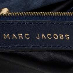 Marc Jacobs Blue Sequins and Suede Stam Satchel