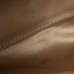 Pre Owned Marc Jacobs Blue Crystal Embellished Quilted Suede and Leather Stam Satchel