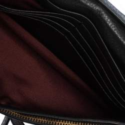 Marc Jacobs Black Leather Recruit Wallet on Strap 