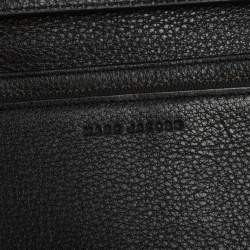 Marc Jacobs Black Leather Recruit Wallet on Strap 