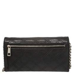 Pre Owned Marc Jacobs Black Quilted Leather Ginger Crossbody Bag