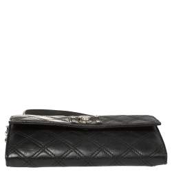 Pre Owned Marc Jacobs Black Quilted Leather Ginger Crossbody Bag