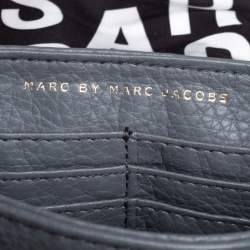 Pre Owned Marc By March Jacobs Grey Leather Classic Q Karlie Crossbody Bag