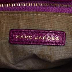 Marc Jacobs Dark Magenta Quilted Leather Single Shoulder Bag