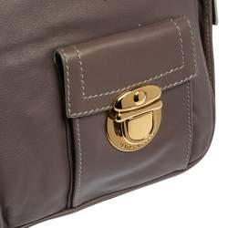 Pre Owned Marc Jacobs Mauve Leather Blake Hobo