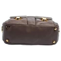 Pre Owned Marc Jacobs Mauve Leather Blake Hobo