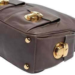 Pre Owned Marc Jacobs Mauve Leather Blake Hobo