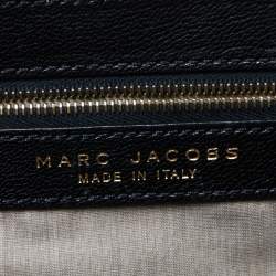 Pre Owned Marc Jacobs Black Quilted Leather Stam Satchel